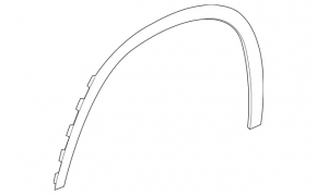 Front right wing arch trim Mercedes GLA 15-20