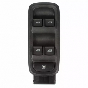 Front left window lift control Ford Fiesta 11-19 black, 1 auto