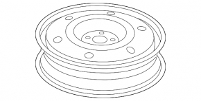 Spare tire for Ford Edge 19-155/70 D17