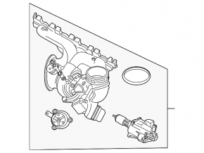 Turbocharger assembly with manifold BMW X1 F48 20-22 B46