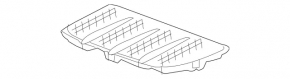 Hood grille trim left Mercedes X164 GL