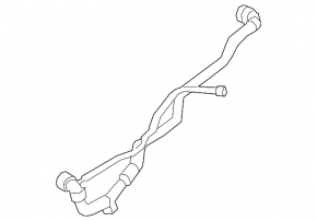 Upper intercooler radiator hose BMW 3 G20 19- 2.0T