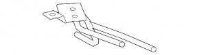 Lexus RX350 Center Pipe Bracket 10-15