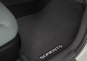 Carpet interior Kia Sorento 10-15 2 row black cloth