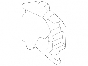 Actuator motor for the heater air conditioner in a Nissan Rogue 21-24