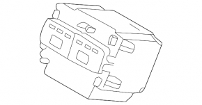 Polestar 2 21- Rear Seat Heated Control Buttons