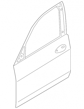 Bare front right door for BMW X5 G05 19-24