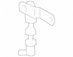 Ground clearance sensor rod left Lexus GX470 03-09