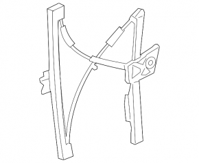 Window lifter with motor front left Audi Q7 16-