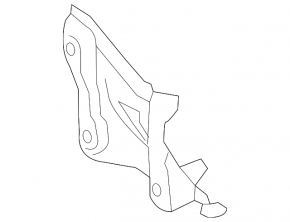 Right rear subframe bracket for Toyota Rav4 16-18 hybrid AWD
