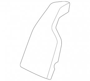 2nd row left side panel for BMW 3 F30 16-18, beige leather, Venetobeige, dry cleanable