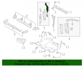 TV eyelash right Subaru Outback 20-