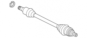 Front right axle shaft for VW Beetle 12-14 2.5