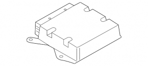 SRS airbag module airbag computer VW Golf 15-16