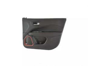 Door trim card front right Jeep Compass 17-21 leather black with red stitching, Trailhawk, beats, scratches