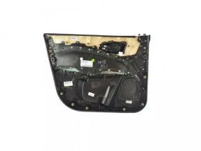 Door trim card front right Jeep Compass 17-21 leather black with red stitching, Trailhawk, beats, scratches