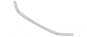 Nissan Murano 25-26 hood seal on the hood, front