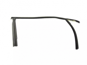 Upper door molding front right Jeep Cherokee KL 14- black with glass seal