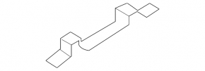 Rear left longitudinal roof rail bracket for Nissan Rogue 21-26 JP built, for panoramic view
