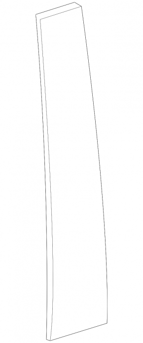 Front right side door trim for Lexus ES 19-26