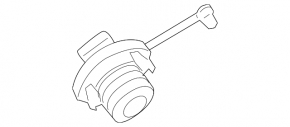 Fuel filler cap Audi Q7 4L 10-15