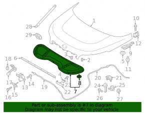 Kia Soul 14-19 Hood Insulation