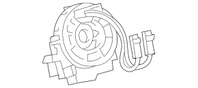Toyota Corolla 14-19 steering wheel cable
