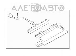 Brake light Subaru Legacy 15-19