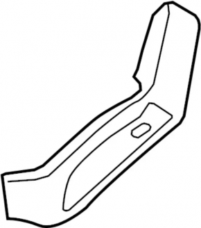 The driver's side seat cover, left, Nissan Murano z52 15-24, broken mount