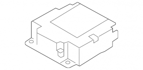 SRS airbag module airbag computer Kia Forte 4d 17-18 rest