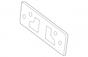 Frame for number plate front Toyota Nissan Murano z52 15-