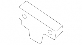 Porsche Taycan 20-26 Hood Lock Trim