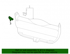 Porsche Taycan 20-26 Hood Lock Trim