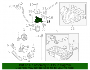 Oil Filter Housing Ford Transit Connect MK2 13-18 2.5