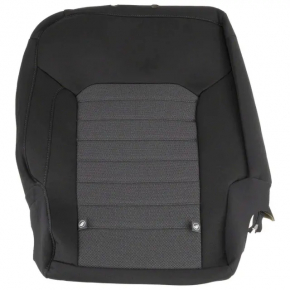 Rear seat, 2nd row, upper right, Ford Edge 15-24, black cloth