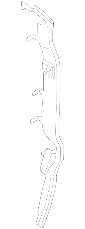 Door seal side rear right Ford Explorer 20- front