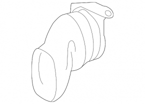 Air duct for filter BMW X3 F25 11-17 2.0T