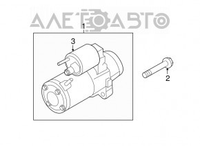 Starter Mitsubishi Outlander 14-21