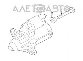 Subaru B10 Tribeca starter water damage