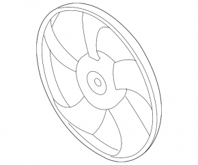 Cooling Fan Impeller Hyundai Sonata 15-19 2.4