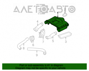 Mercedes W221 M272 M273 Air Filter Housing