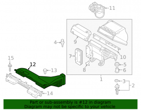 Air intake Hyundai Sonata 15-17 1.6T upper part
