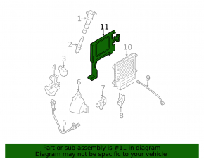 Hyundai Sonata 11-13 Engine Computer ECU Bracket Type 1
