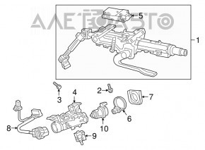 Steering column VW Atlas 18 - rusty