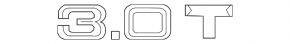 Emblem inscription 3.0T trunk lid Audi A6 C7 12-18