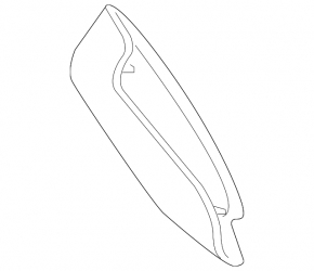 Left inner tailgate light trim for Audi E-Tron 19-23