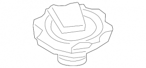 Coolant expansion tank cap Audi A4 B9 17- 2.0T