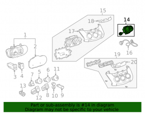 Climate control central Toyota Rav4 06-12