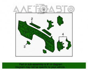 Toyota Highlander 08-13 Rear Panel