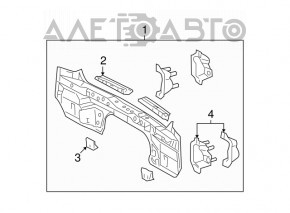 Toyota Highlander 08-13 Rear Panel